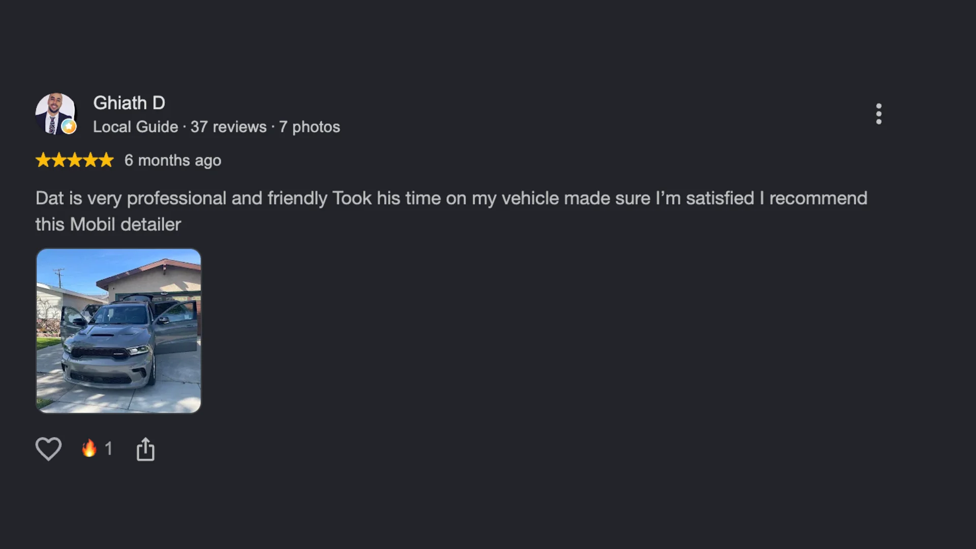 Google review screenshot