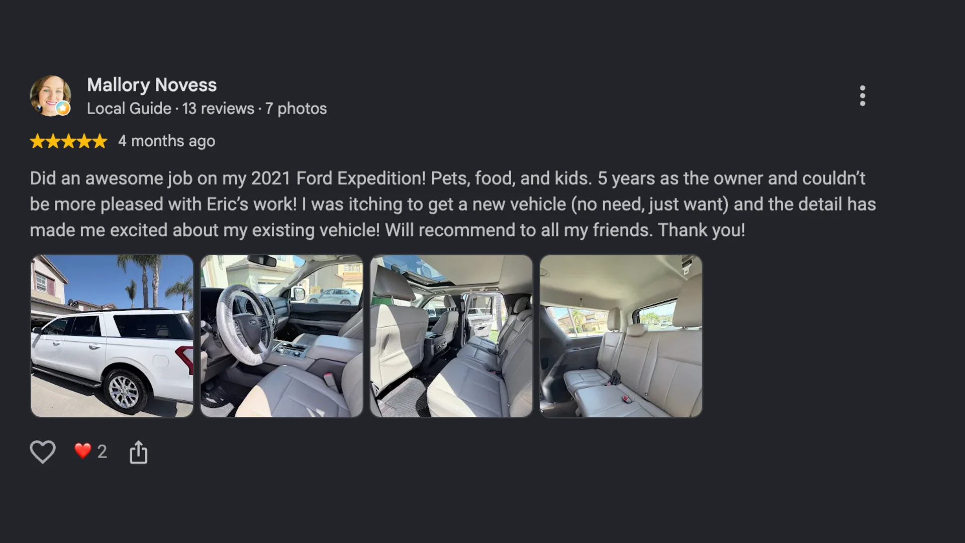 Google review screenshot
